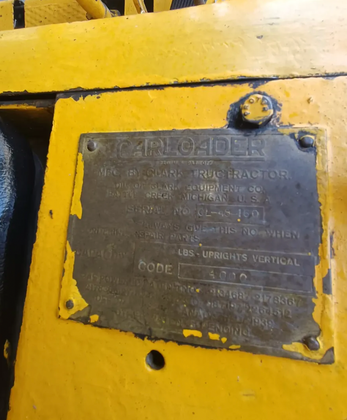 Montacargas Clark Cl 4000